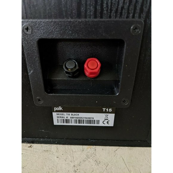 Polk Audio T15 100 Watt Home Theater Bookshelf Speakers (Pair) - Picture 3 of 3